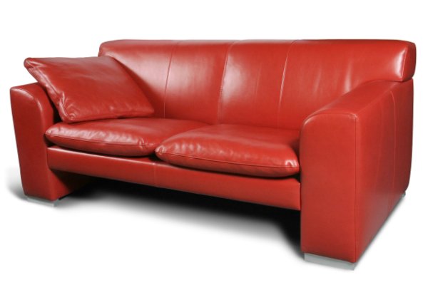 A Red Sofa